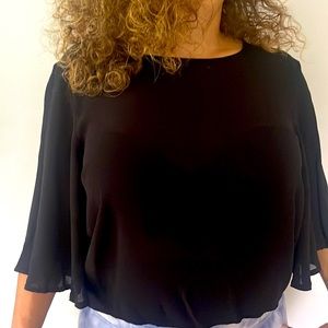 Black Blouse elegant and chic